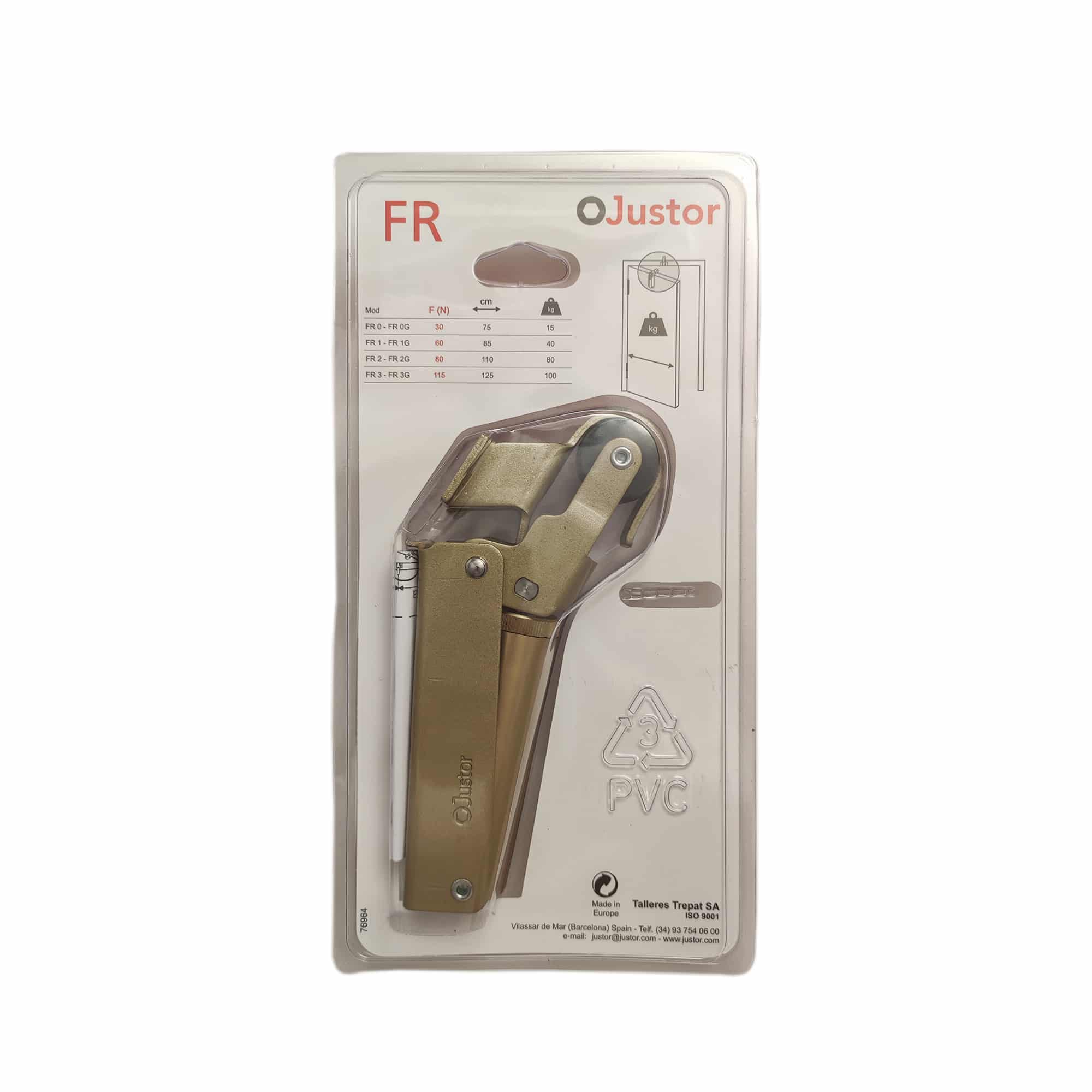 Frein de rétention force 30 N en aluminium Or pour porte jusqu’à 15 KG - Imagen 4