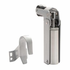 Frein de rétention force 30 N en aluminium Argent pour porte jusqu’à 15 KG