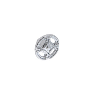 Bouton pour meubles en zamac Diamètre 36mm chrome poli – Gris / argent, Zamak