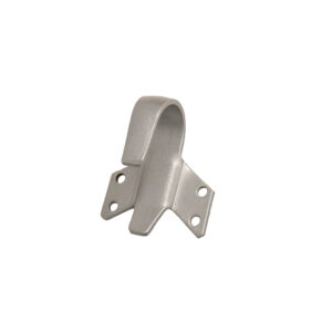 Crochet plat Aluminium Argent – Gris / argent