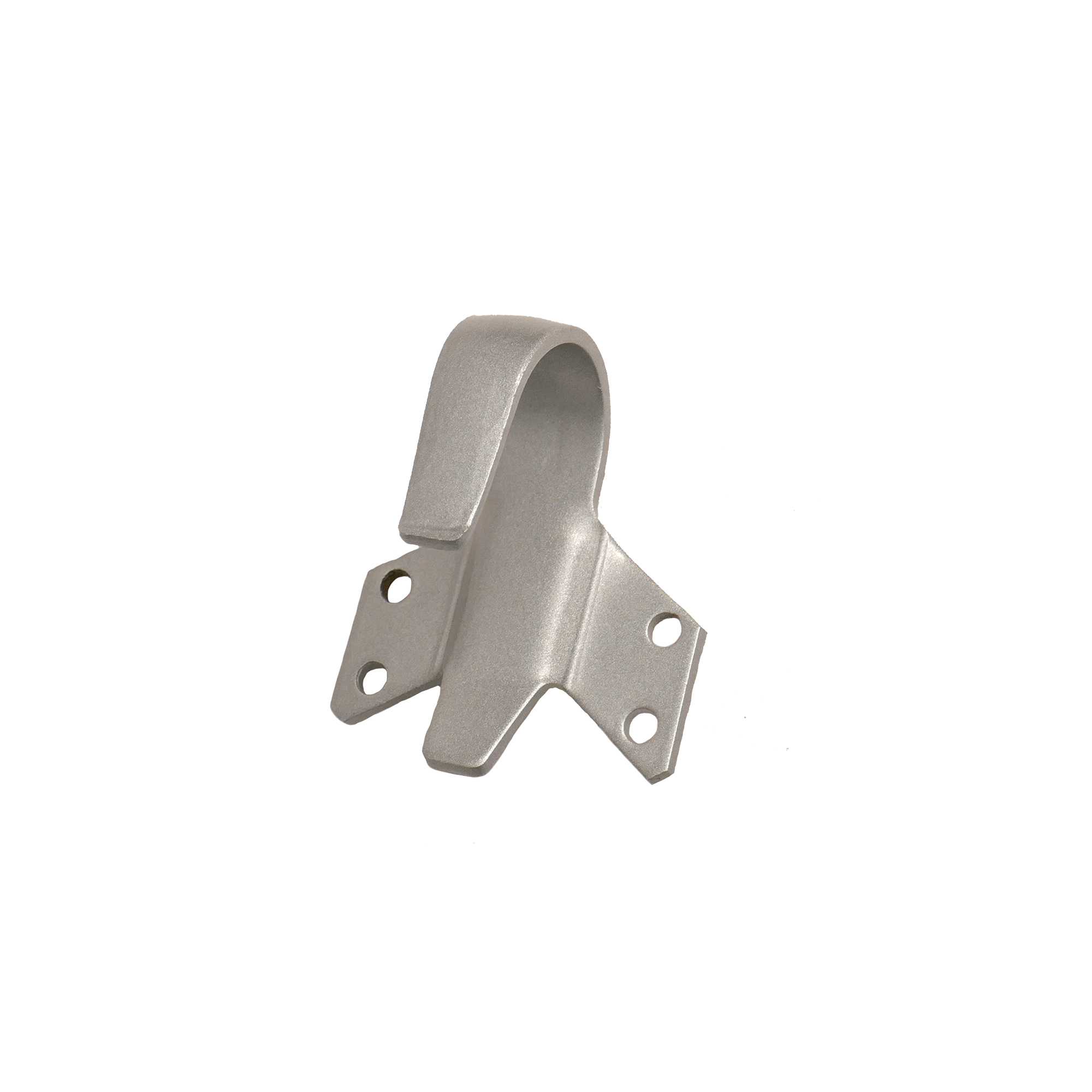 Crochet plat Aluminium Argent - Gris / argent