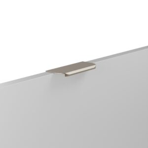 Poignée pour meubles en zamac Entraxe 64mm finition nickel galvanisé – Gris / argent, Zamak