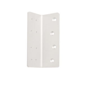 Cale support en acier pour crochet standard, pour porte coulissante, finition Blanc – Acier inoxydable