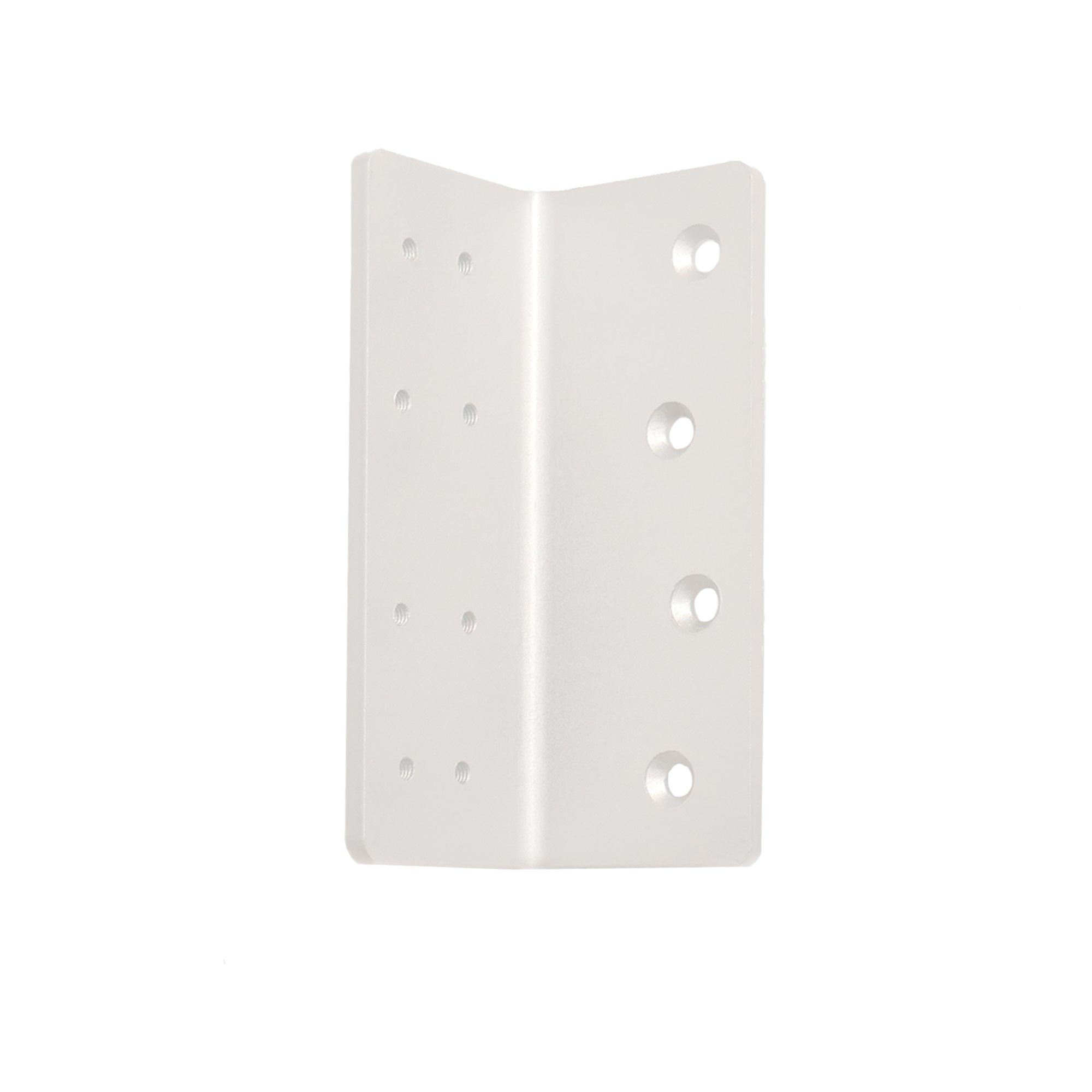Cale support en acier pour crochet standard, pour porte coulissante, finition Blanc - Acier inoxydable