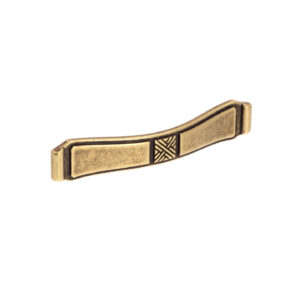 Poignée pour meubles en zamac Entraxe 96mm Florence antique – Marron, Zamak