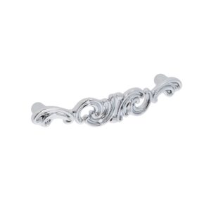 Poignée pour meubles en zamac Entraxe 96mm chrome poli – Gris / argent, Zamak