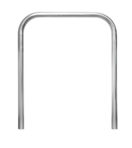 Support vélos tubulaire sans barre tansversale fixation a sceller – Gris / argent, Acier