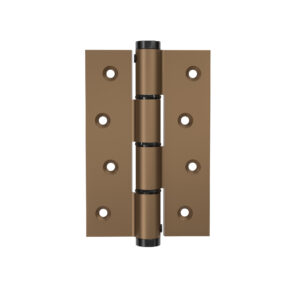 Charnière simple action à ressort, 120X40 mm, en aluminium anodisée bronze, pour porte de 40 mm – Orange / cuivré