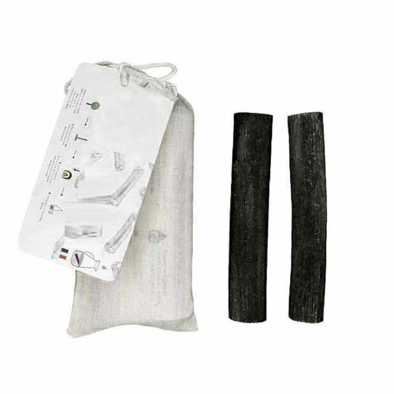 Filtres à eau pour gourdes Bâtons de charbon végétal Lot de 2 - Noir, Charbon actif