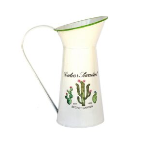 Cruche en métal, H23 cm – Blanc