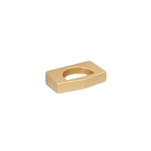 Bouton pour meubles en zamac Entraxe 32mm Alucover laiton – Jaune / doré, Zamak