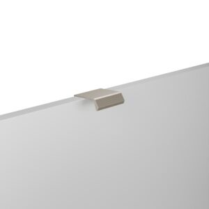 Poignée pour meubles en zamac Entraxe 32mm finition nickel galvanisé – Gris / argent, Zamak