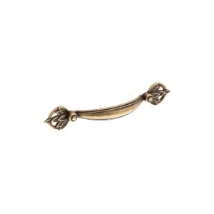 Poignée pour meubles en zamac Entraxe 96mm Florence antique – Marron, Zamak