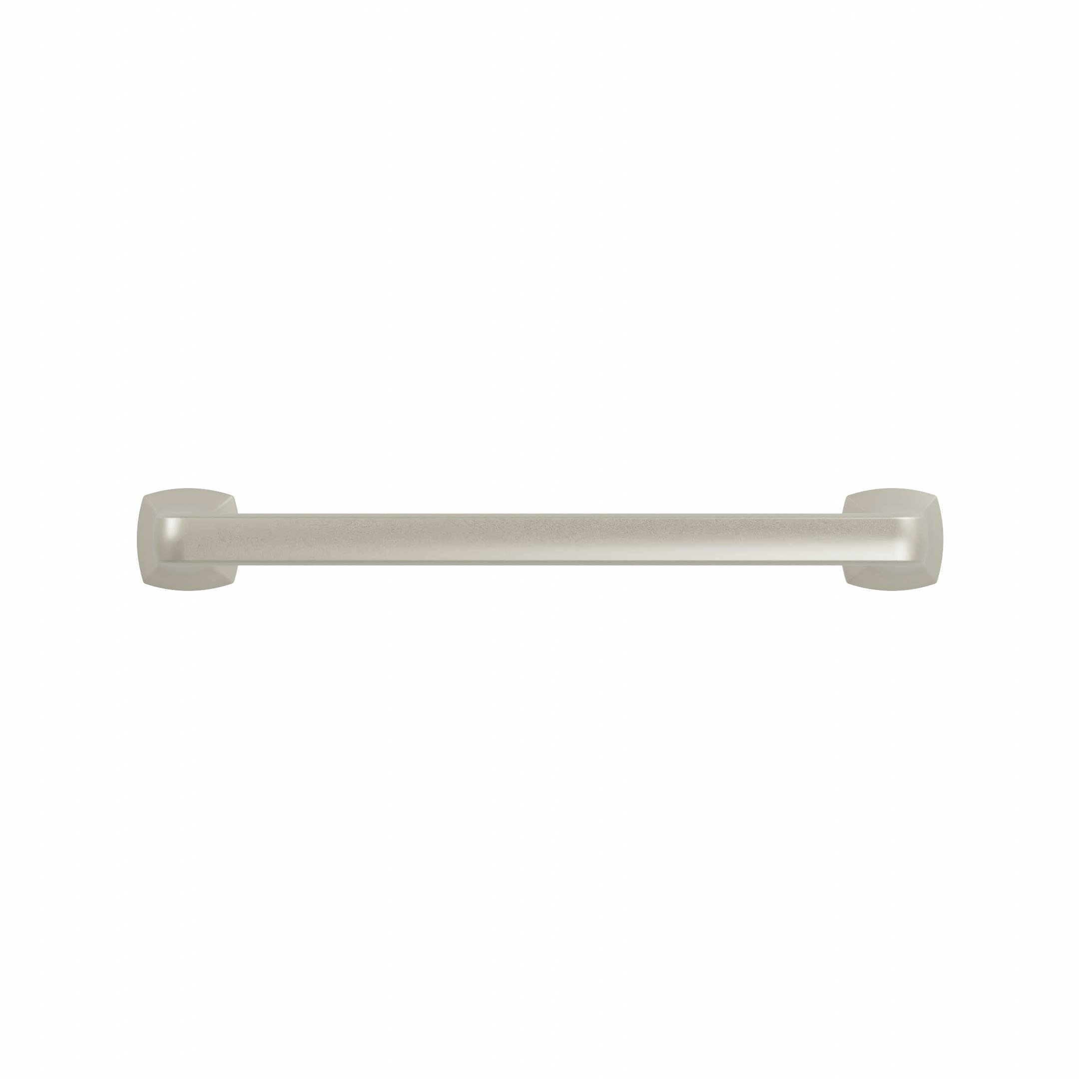 Poignée pour meubles en zamac Entraxe 128mm finition nickel galvanisé - Gris / argent, Zamak – Image 2