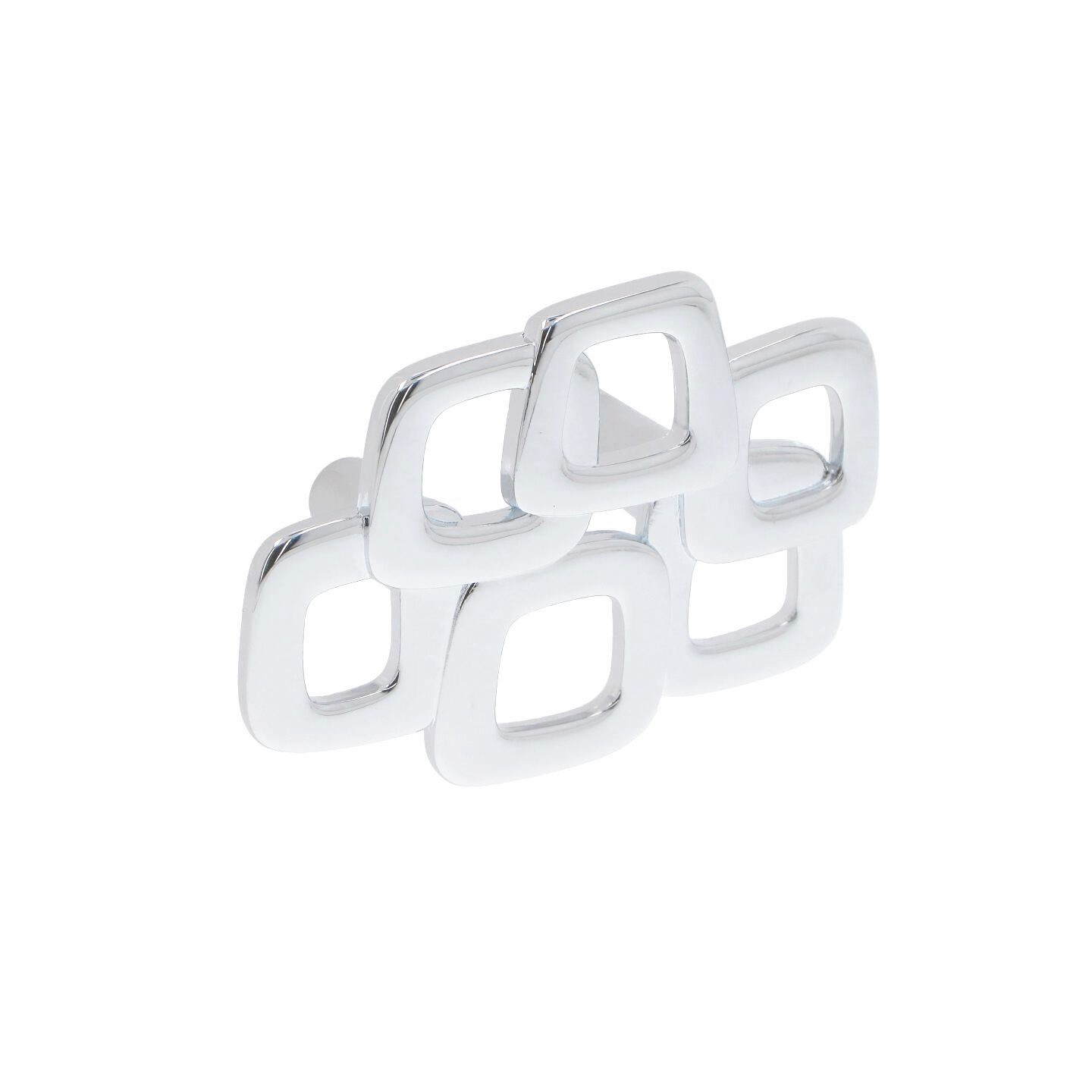 Poignée pour meubles en zamac Entraxe 32mm chrome poli - Gris / argent, Zamak