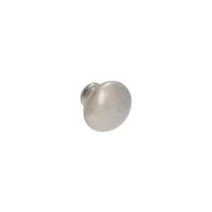 Bouton pour meubles en zamac Diamètre 30mm Vernis nickel satiné Lot de 6 – Gris / argent, Zamak