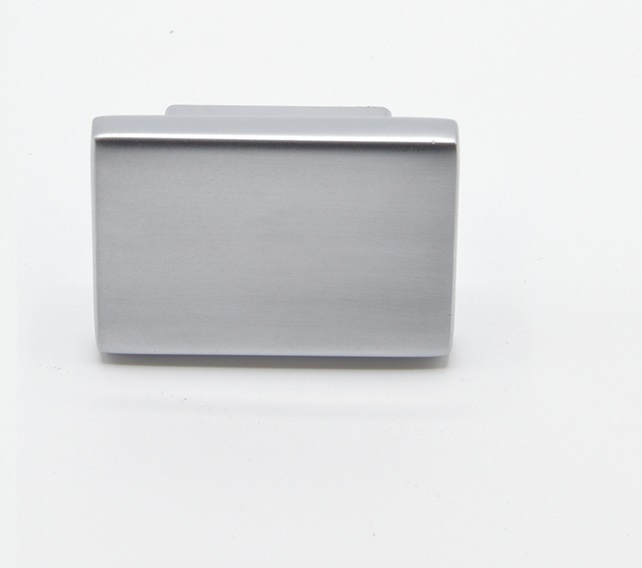 Bouton de meuble en zamac 16X37 mm CHROMÉ MAT - Gris / argent, Zamak – Image 3