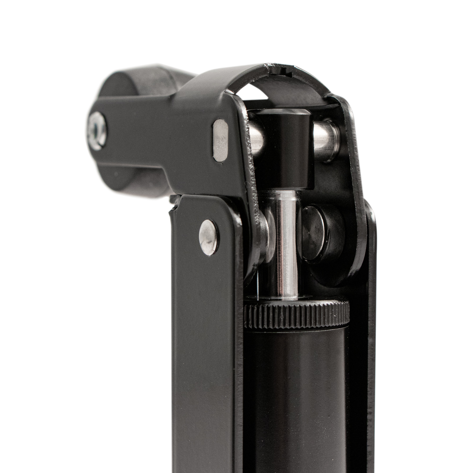 Frein de rétention Réglable force 30 a 60 N en aluminium anodisé noir, pour porte jusqu’à 40 KG – Image 2