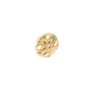 Bouton pour meubles en zamac Diamètre 36mm plaqué or – Jaune / doré, Zamak
