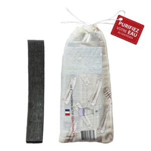 Filtres à eau pour gourdes – Bâtons de charbon végétal français – Noir, Charbon actif