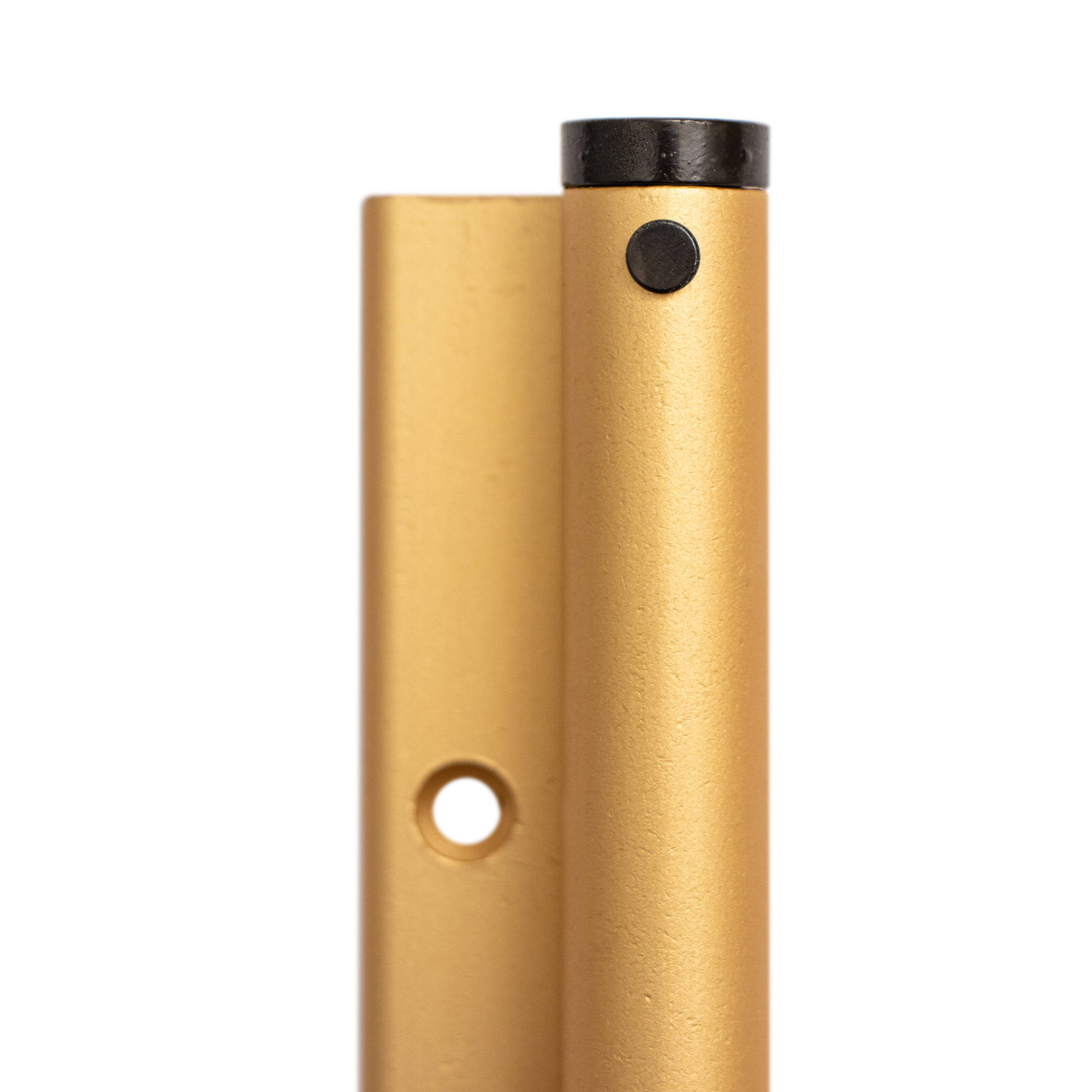 Bras à ressort ferme porte, a corps très fin en Aluminium anodisé or - Jaune / doré – Image 4