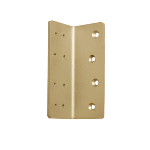 Cale support en acier pour crochet standard, pour porte coulissante, finition Or – Jaune / doré, Acier inoxydable
