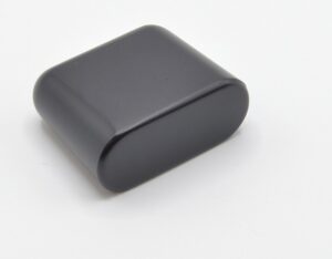 Bouton de meuble en zamac 34×14 mm NOIR MAT – Zamak