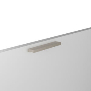 Poignée pour meubles en zamac Entraxe 96mm finition nickel galvanisé – Gris / argent, Zamak