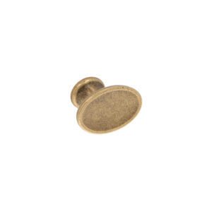 Bouton pour meubles en zamac Diamètre 42mm x 27 Florence antique – Marron, Zamak