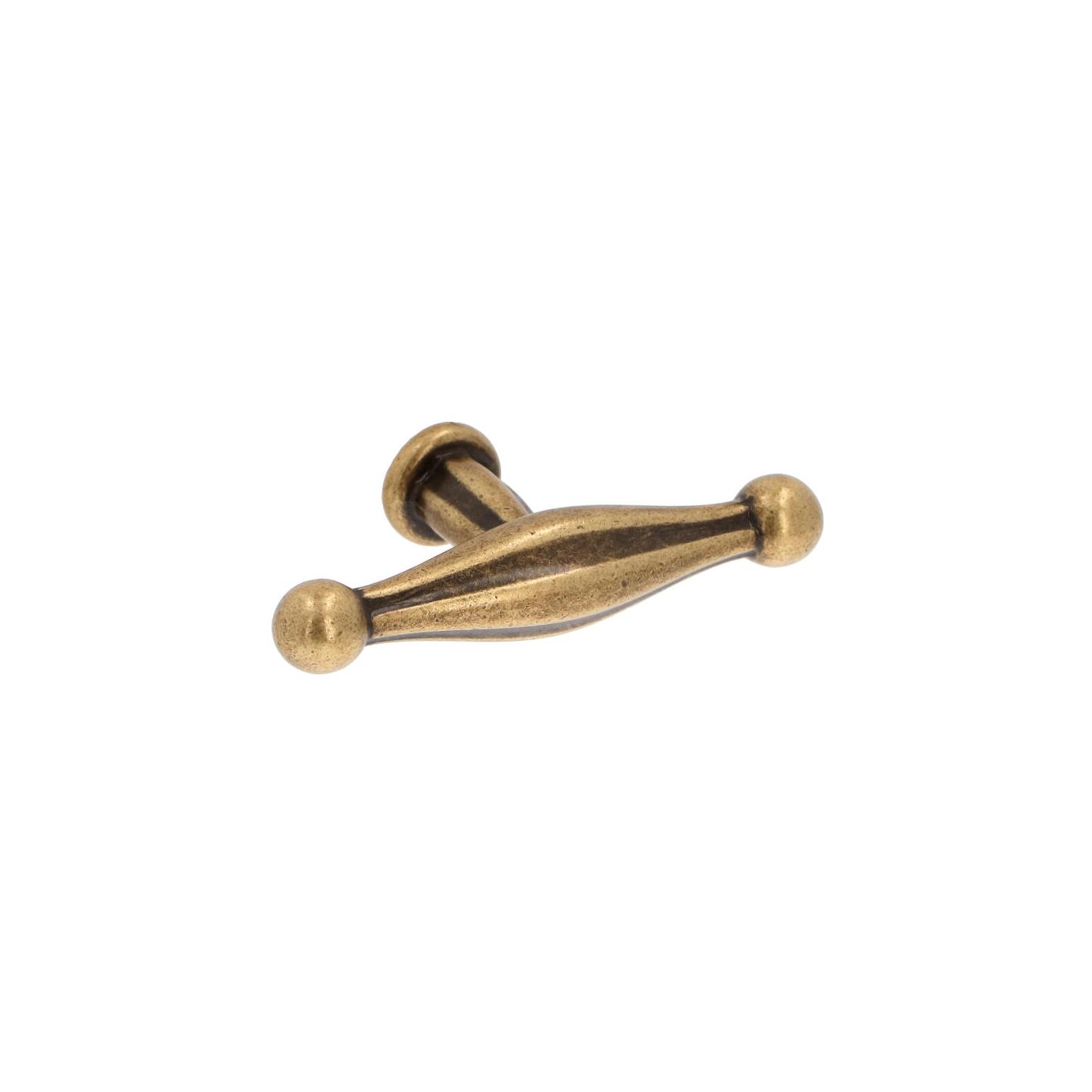 Bouton pour meubles en zamac Diamètre 67mm x 32 Florence antique - Marron, Zamak