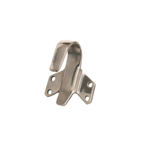 Crochet plat Aluminium Inox AISI 304 SST – Gris / argent, Acier inoxydable