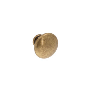 Bouton pour meubles en zamac Diamètre 35mm Florence antique Lot de 6 – Marron, Zamak