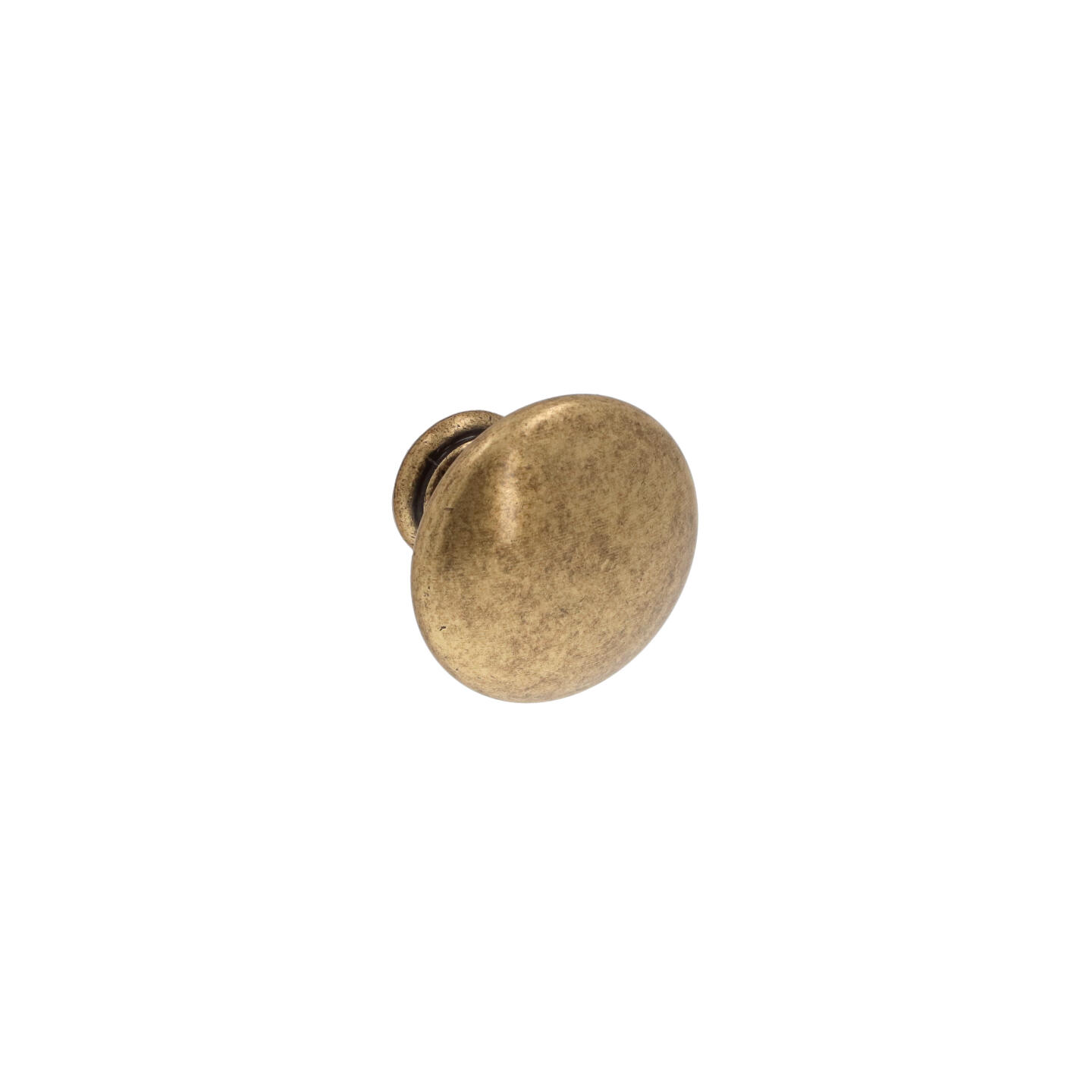 Bouton pour meubles en zamac Diamètre 35mm Florence antique Lot de 6 - Marron, Zamak