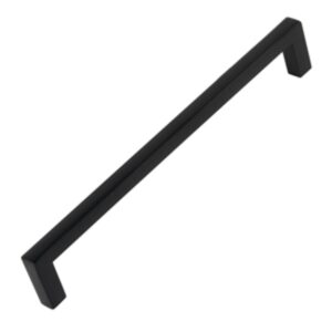 Poignée de meuble zamac entraxe 192 mm noir lot de 12 pièces – Zamak