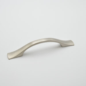 Poignée de meuble en zamac E 96 mm NICKELE BROSSE – Gris / argent, Zamak