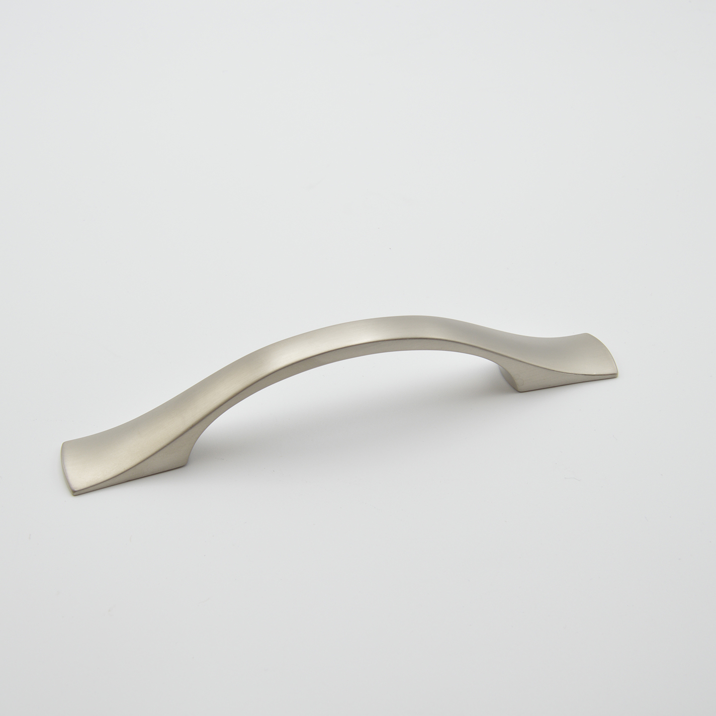 Poignée de meuble en zamac E 96 mm NICKELE BROSSE - Gris / argent, Zamak