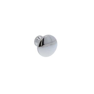 Bouton pour meubles en zamac Diamètre 28mm chrome poli – Gris / argent, Zamak