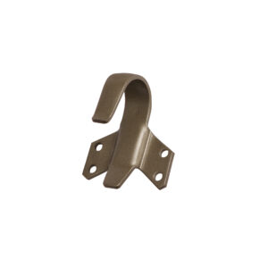 Crochet plat Aluminium Bronze – Orange / cuivré