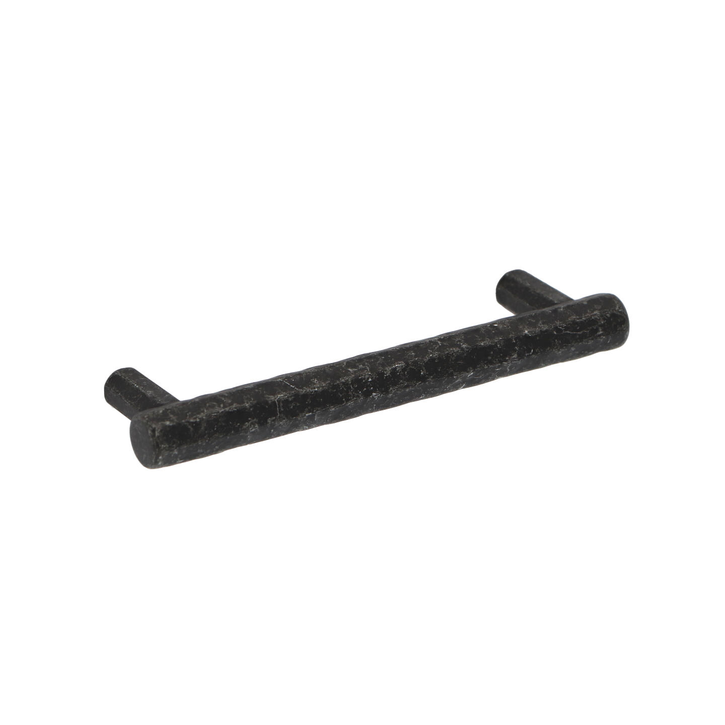 Poignée pour meubles en zamac Entraxe 96mm Fer noir vintage - Zamak