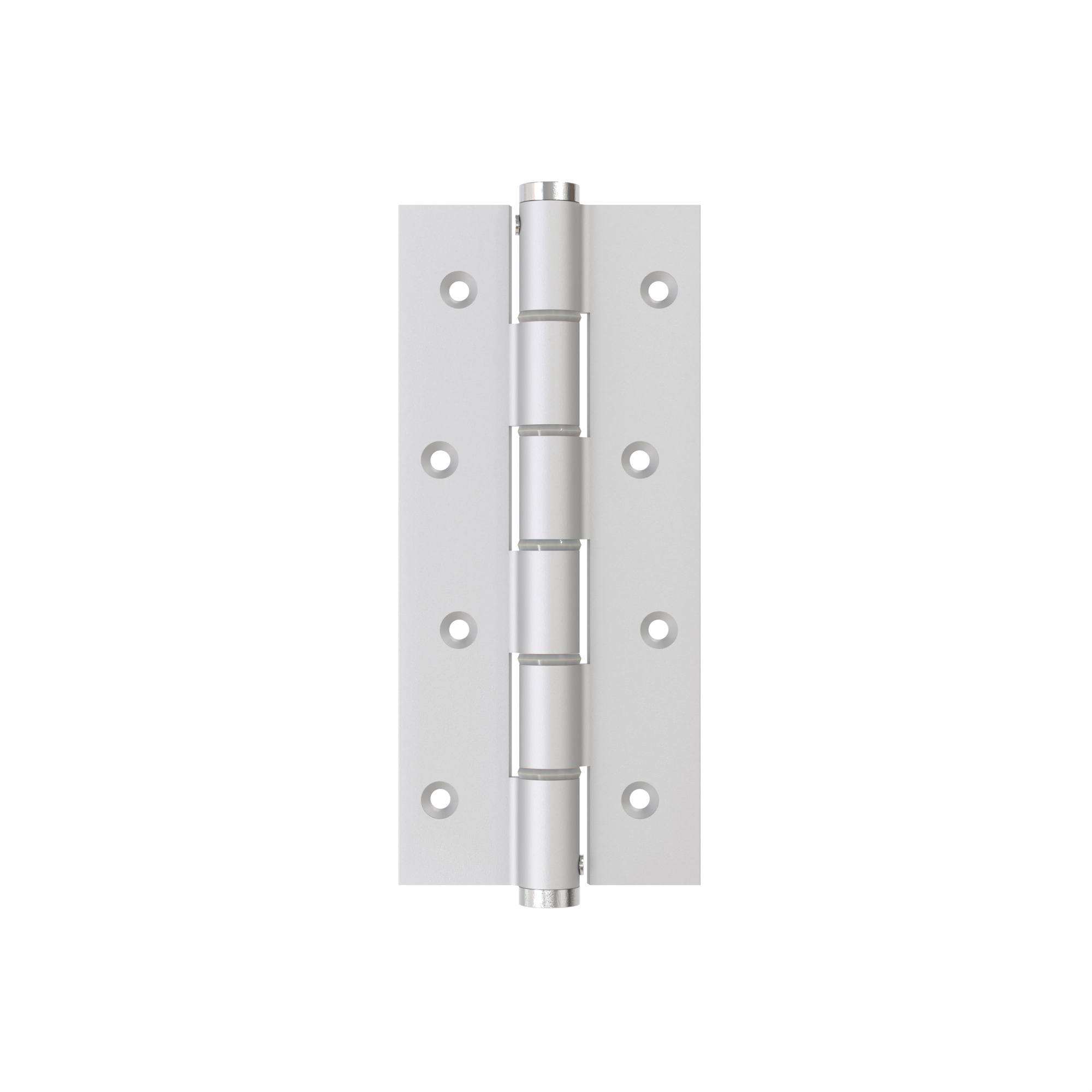 Charnière simple action à ressort, 180X40 mm, en aluminium anodisée argent, pour porte de 40 mm - Gris / argent