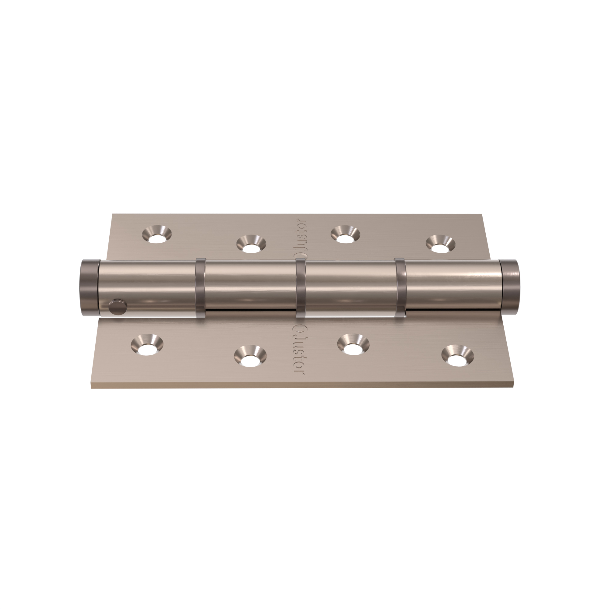 Charnière simple action à ressort, 120X40 mm, en acier inox 316, pour porte de 40 mm - Gris / argent, Acier inoxydable – Image 2