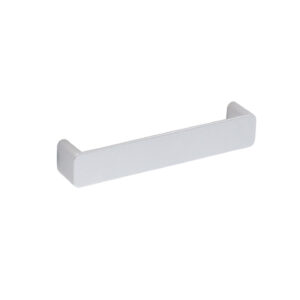Poignée pour meubles en zamac Entraxe 128mm Aluminium mat verni – Gris / argent, Zamak