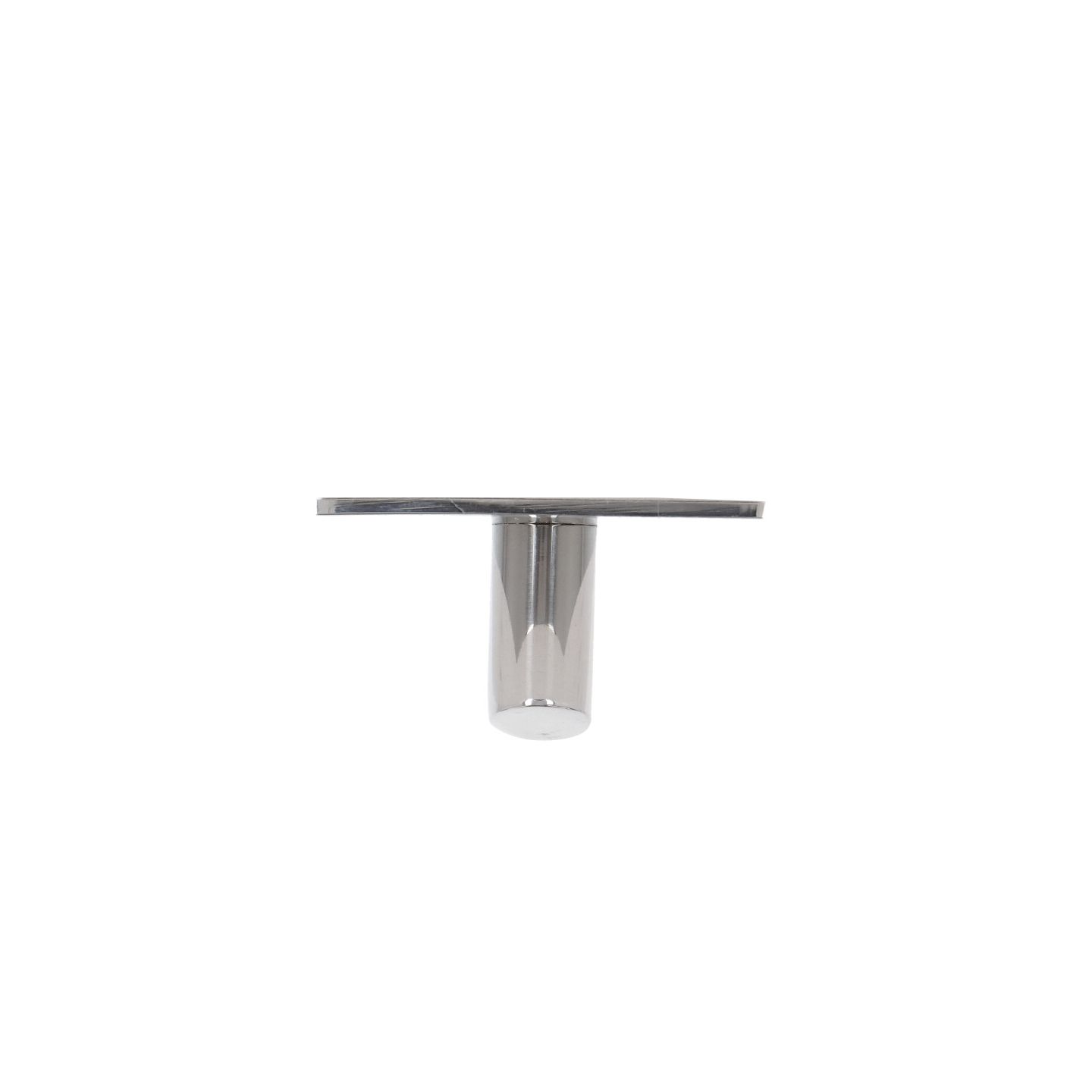 Portemanteau en Acier inox Diamètre 50mm x 27 mm chrome poli - Gris / argent, Acier inoxydable - immagine 2