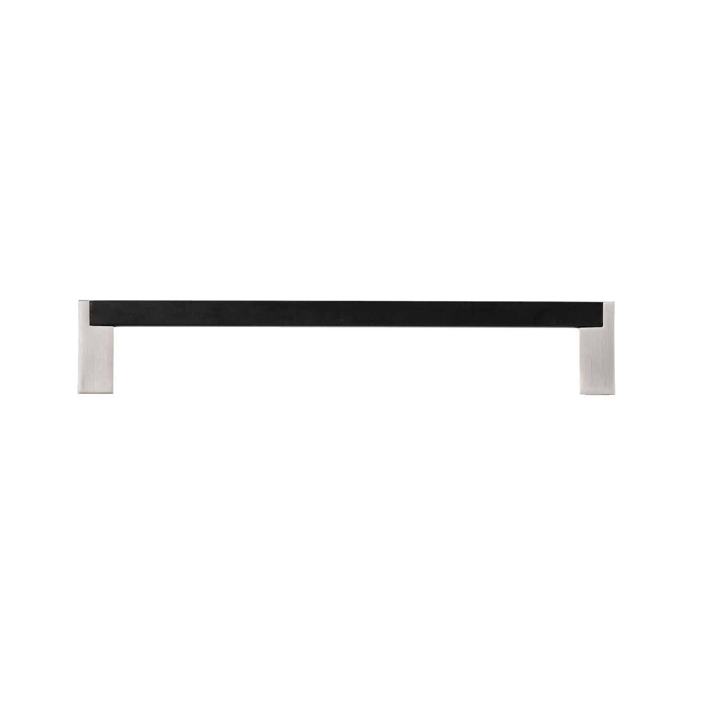 Poignée pour meubles en Aluminium et zamac Entraxe 160mm Nichel satiné - Gris / argent, Zamak - Image 2
