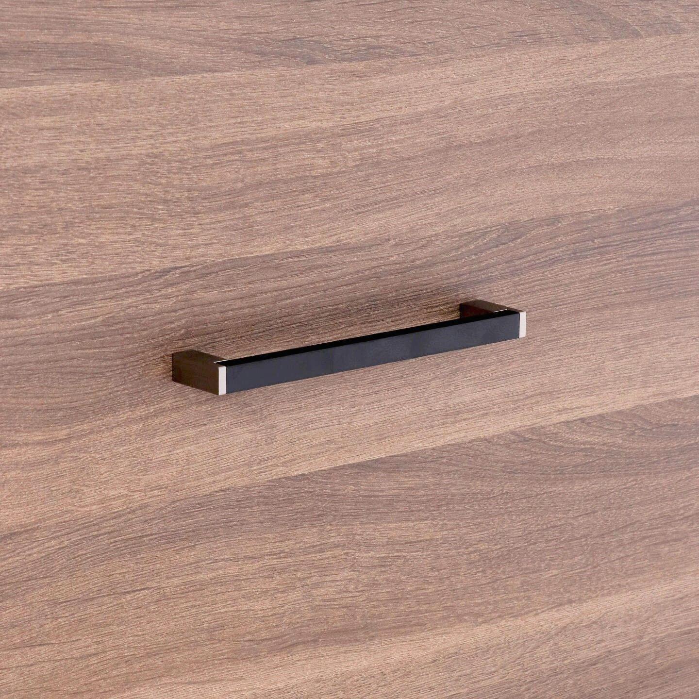Poignée pour meubles en Aluminium et zamac Entraxe 160mm Nichel satiné - Gris / argent, Zamak - Image 5