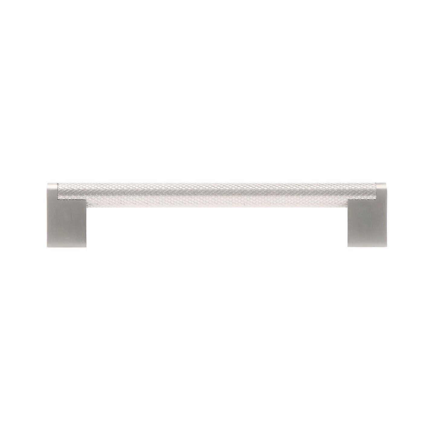 Poignée pour meubles en Acier inox et zamac Entraxe 160mm Nichel satiné - Gris / argent, Acier inoxydable – Image 2