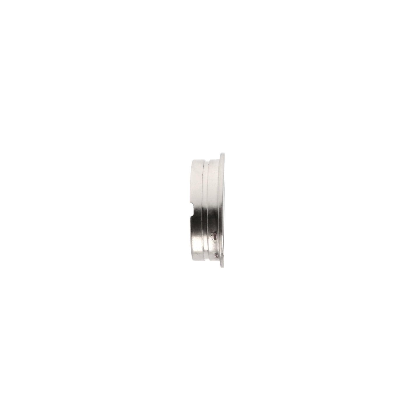 Poignée encastrée en zamac Diamètre 40mm Nichel satiné - Gris / argent, Zamak – Image 2
