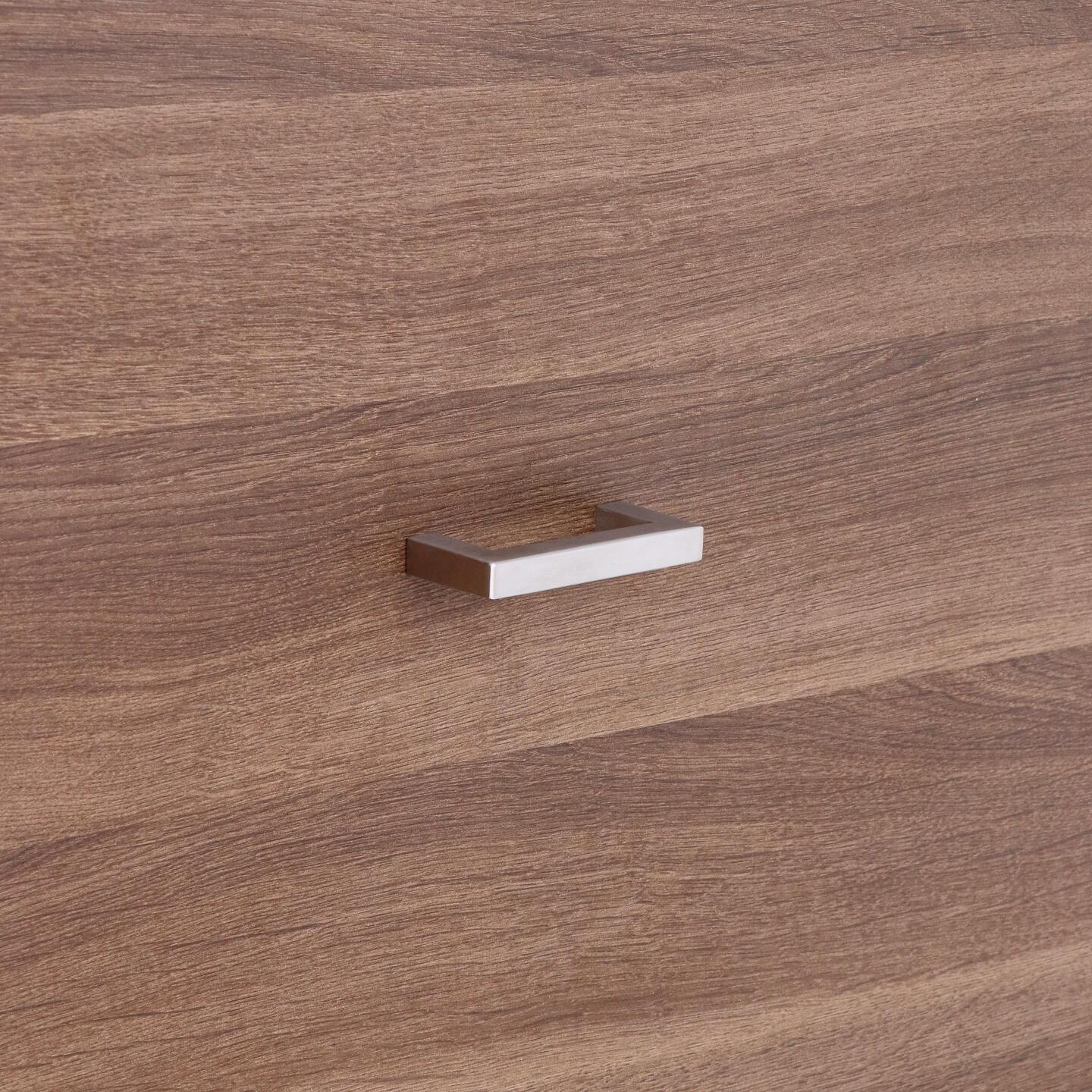 Poignée pour meubles en inox Entraxe 64mm finition inox satiné - Gris / argent, Acier inoxydable – Image 5
