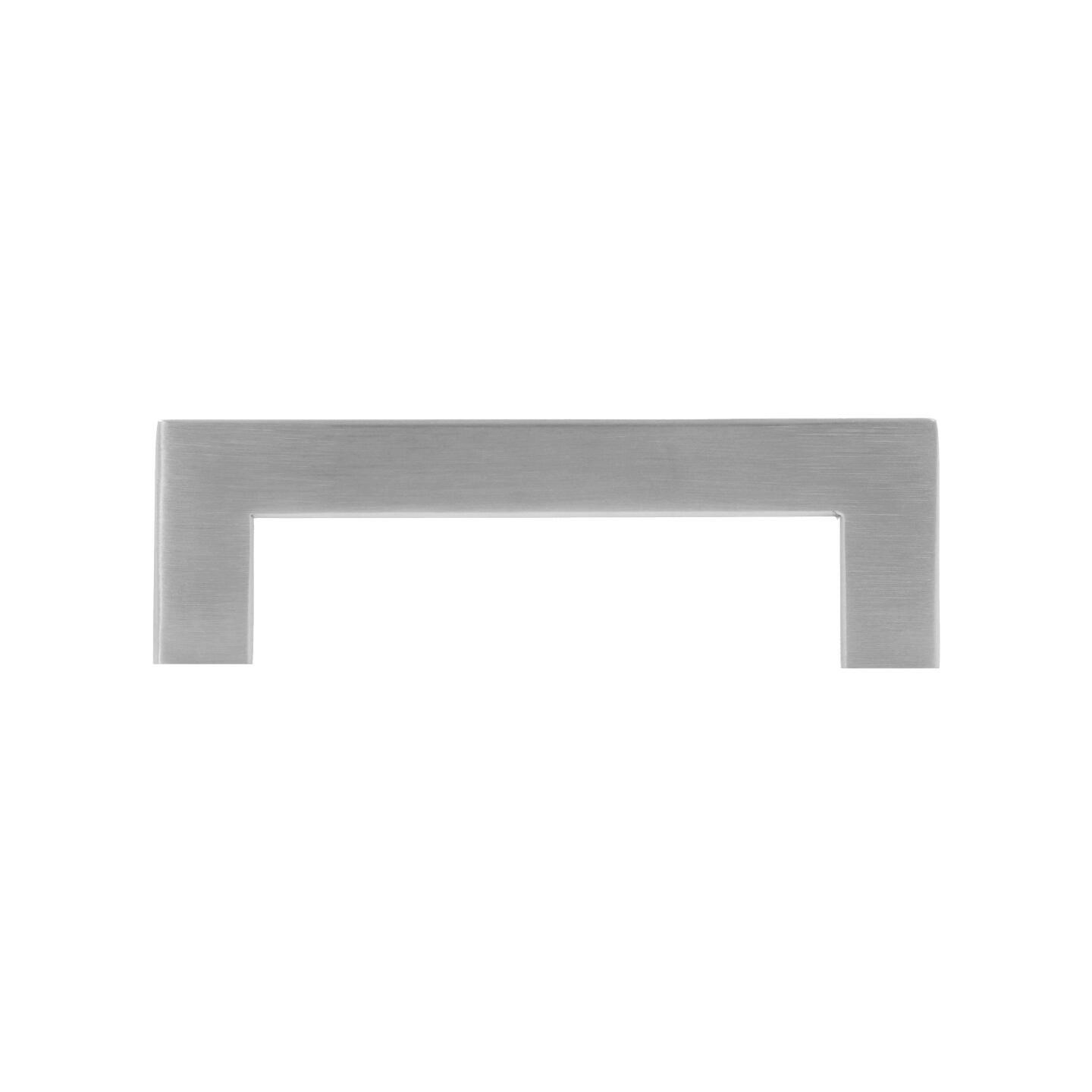 Poignée pour meubles en inox Entraxe 96mm finition inox satiné - Gris / argent, Acier inoxydable – Image 2