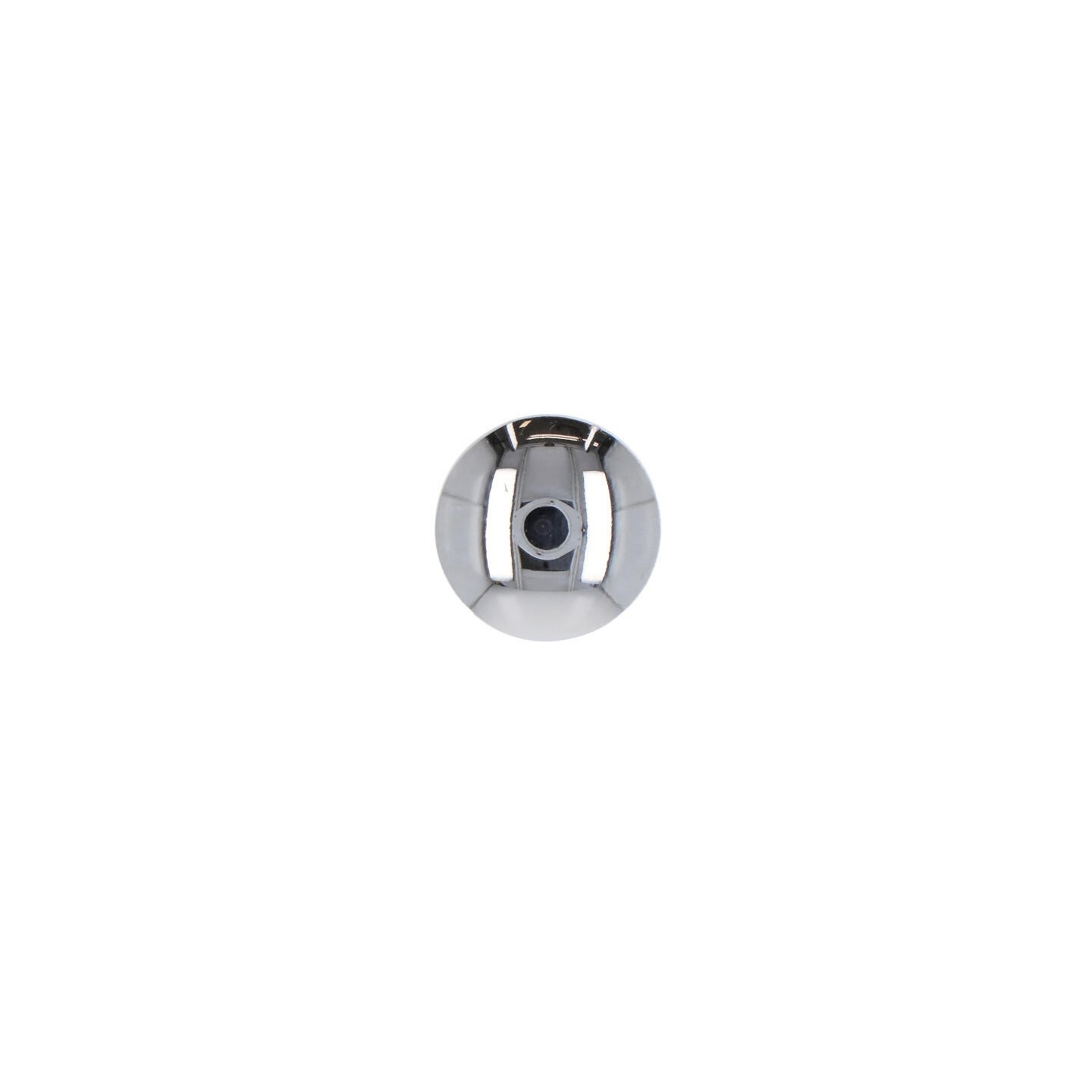 Bouton pour meubles en zamac Diamètre 28mm chrome poli - Gris / argent, Zamak – Image 3